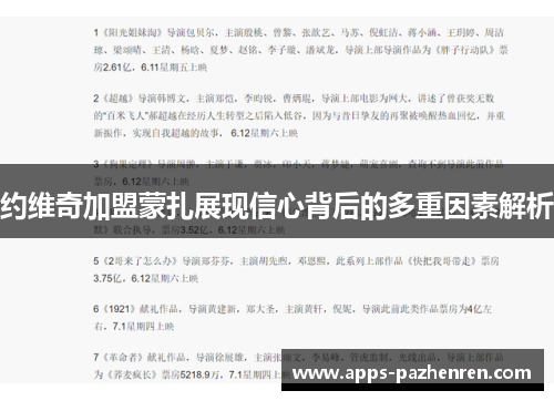 约维奇加盟蒙扎展现信心背后的多重因素解析