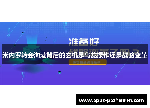 米内罗转会海港背后的玄机是乌龙操作还是战略变革